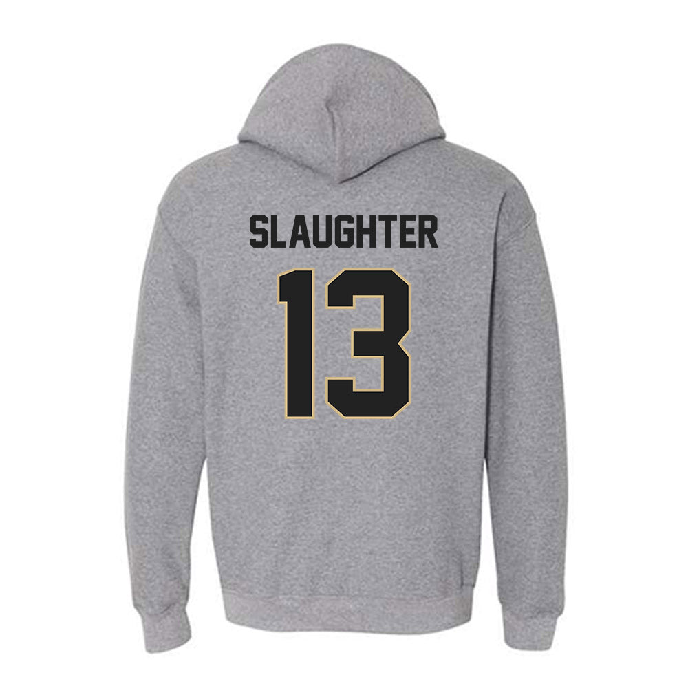 Purdue - NCAA Football : John Slaughter - Classic Shersey Hooded Sweatshirt-1