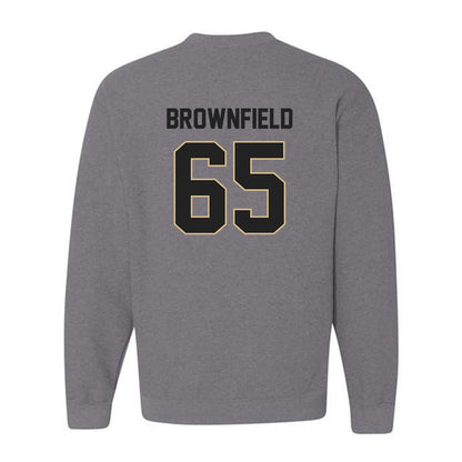 Purdue - NCAA Football : Brock Brownfield - Classic Shersey Crewneck Sweatshirt-1
