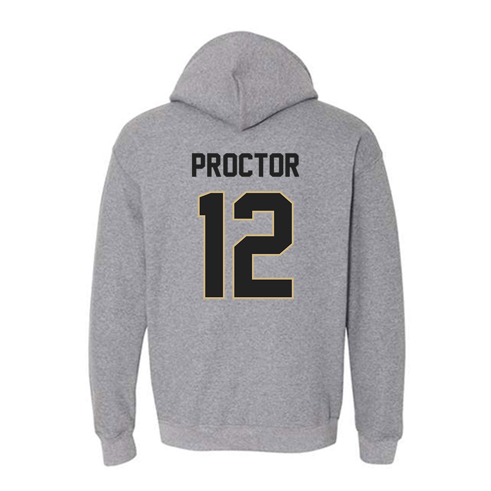 Purdue - NCAA Women's Basketball : Aysia Proctor - Classic Shersey Hooded Sweatshirt-1
