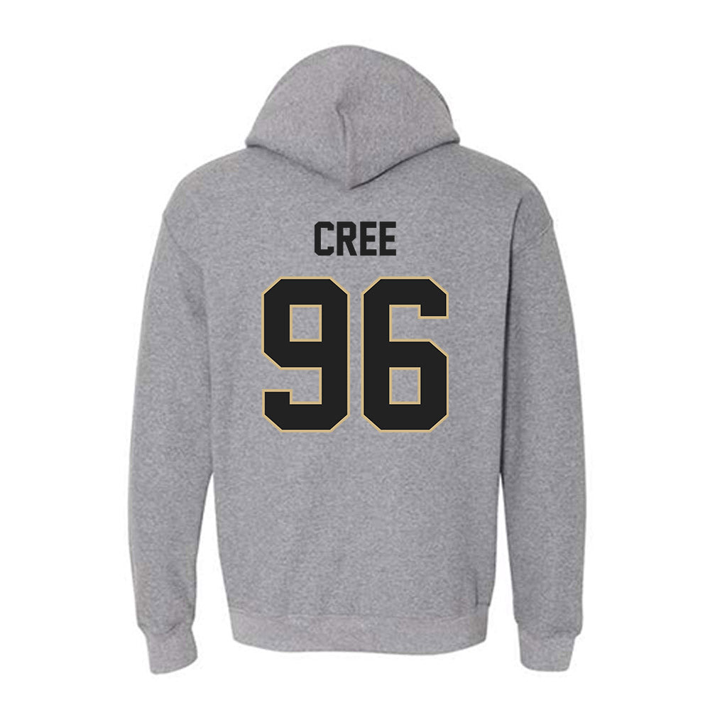 Purdue - NCAA Football : Jordan Cree - Classic Shersey Hooded Sweatshirt-1