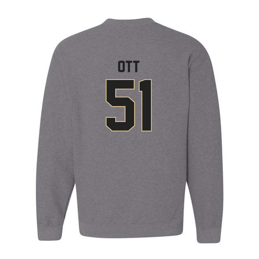 Purdue - NCAA Football : Jaxon Ott - Classic Shersey Crewneck Sweatshirt-1