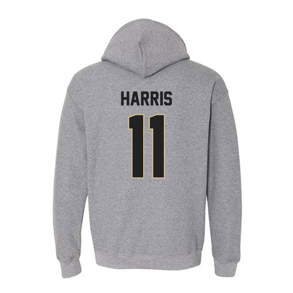 Purdue - NCAA Football : TraMar Harris - Classic Shersey Hooded Sweatshirt-1