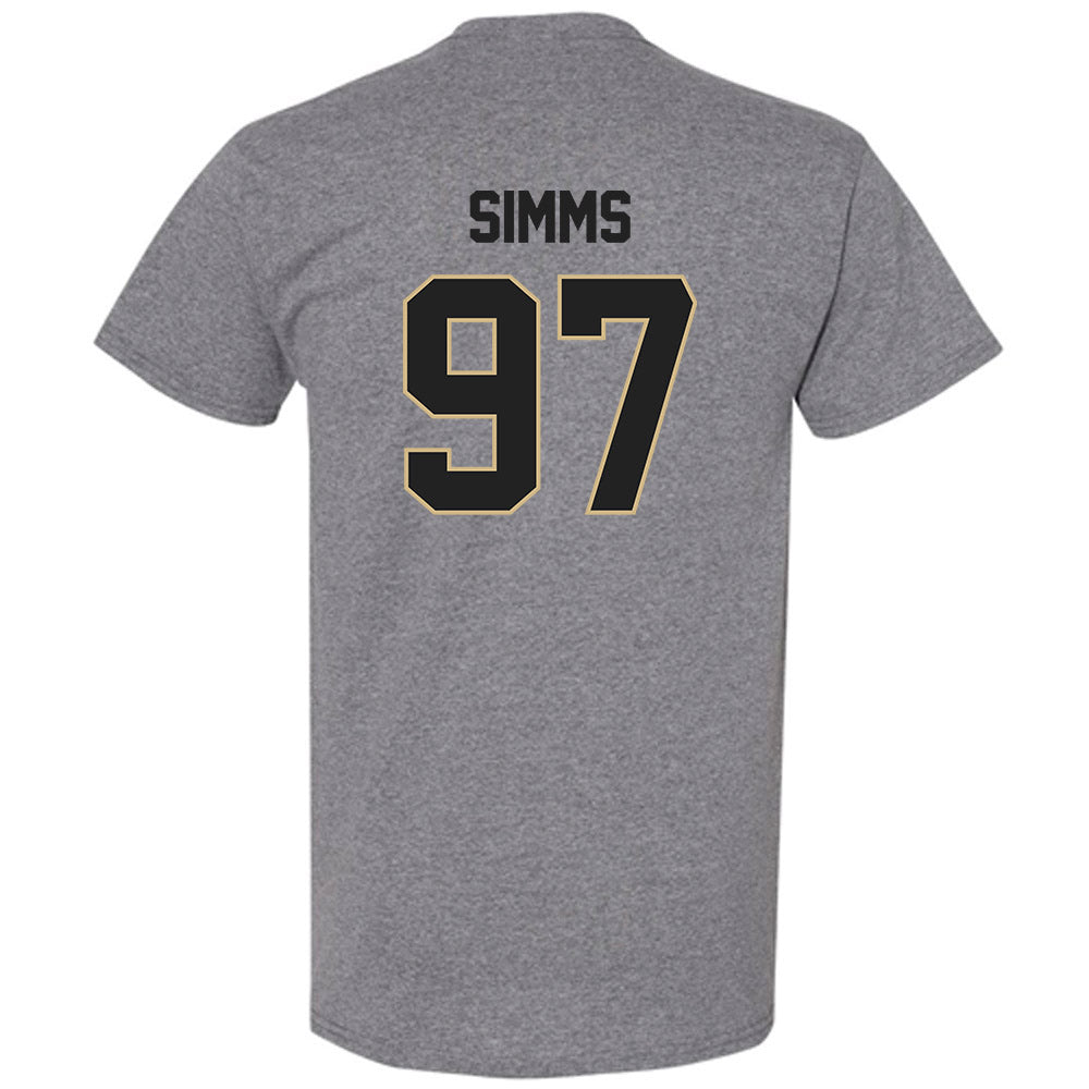 Purdue - NCAA Football : Wisdom Simms - Classic Shersey T-Shirt-1