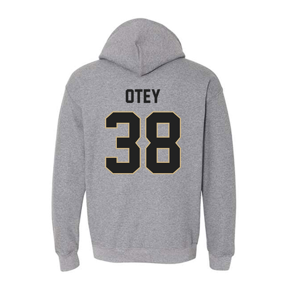 Purdue - NCAA Football : Zyntreacs Otey - Classic Shersey Hooded Sweatshirt-1