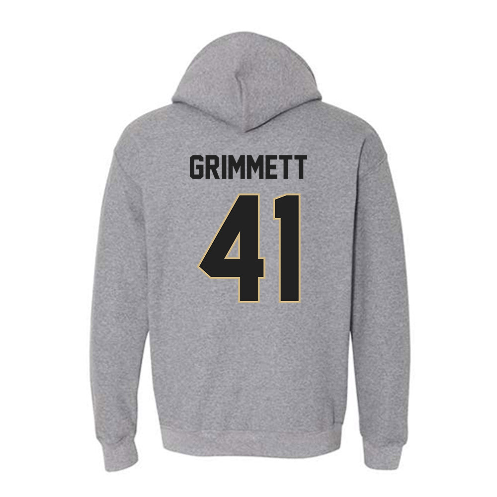 Purdue - NCAA Football : Jon Grimmett - Classic Shersey Hooded Sweatshirt-1