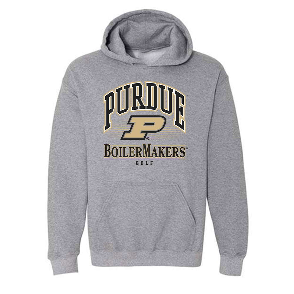 Purdue - NCAA Men's Golf : Leo Hirukawa Aaraas - Classic Shersey Hooded Sweatshirt-0
