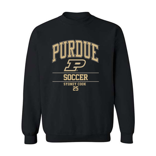 Purdue - NCAA Women's Soccer : Sydney Cook - Classic Fashion Shersey Crewneck Sweatshirt-0