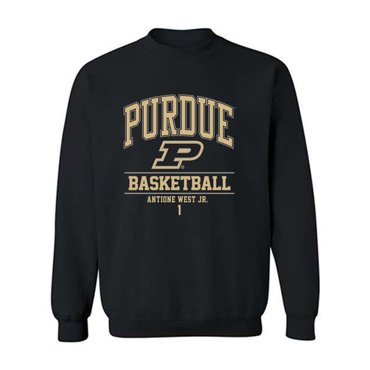 Purdue - NCAA Men's Basketball : Antione West Jr. - Classic Fashion Shersey Crewneck Sweatshirt-0