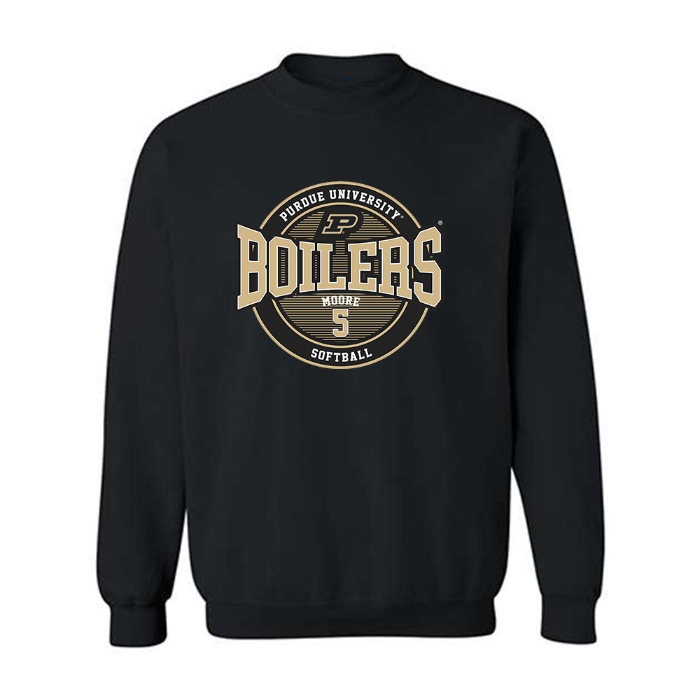 Purdue - NCAA Softball : Anna Moore - Classic Fashion Shersey Crewneck Sweatshirt-0
