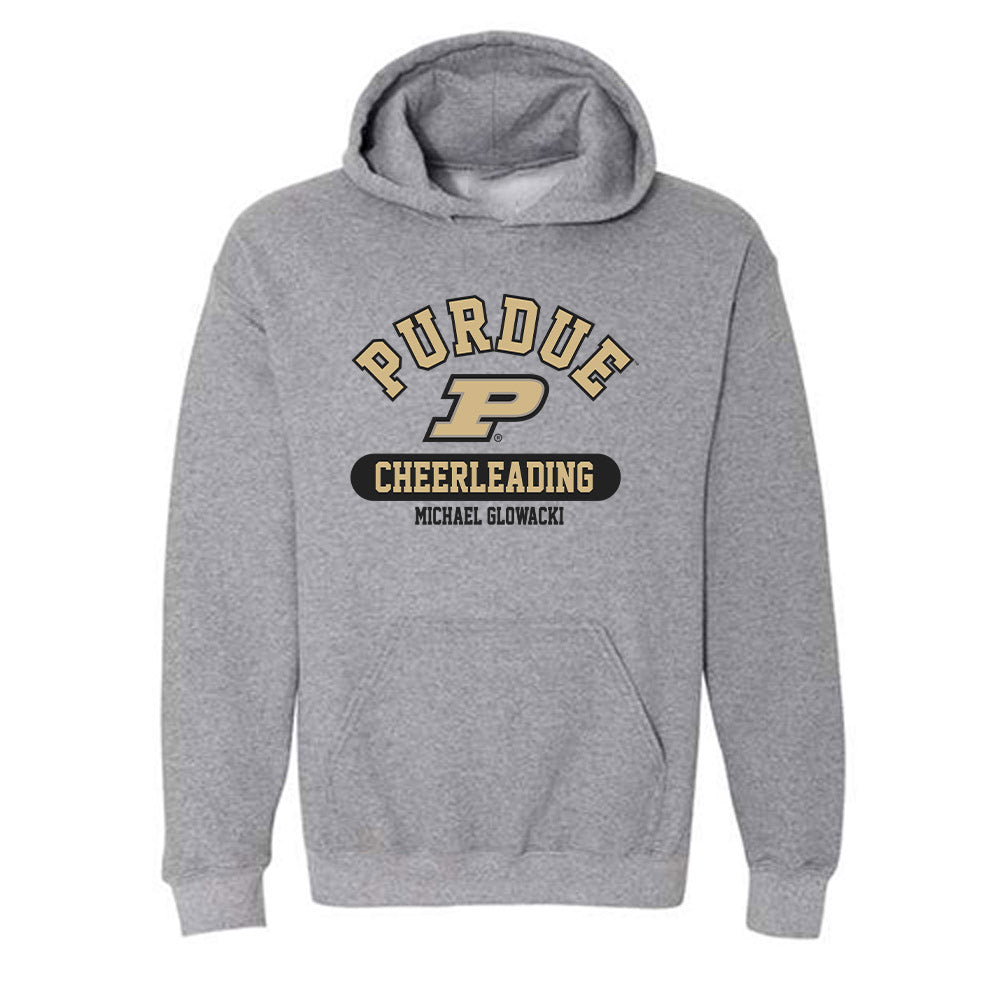Purdue - NCAA Cheerleading : Michael Glowacki - Classic Fashion Shersey Hooded Sweatshirt-0