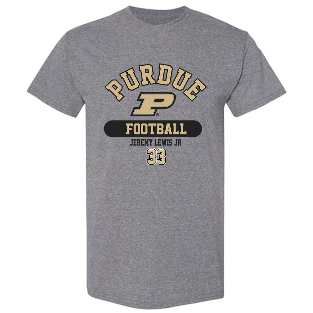 Purdue - NCAA Football : Jeremy Lewis Jr - Classic Fashion Shersey T-Shirt-0