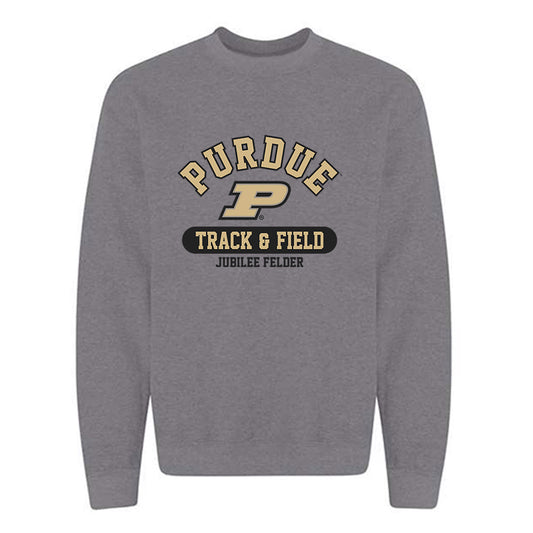 Purdue - NCAA Women's Track & Field : Jubilee Felder - Classic Fashion Shersey Crewneck Sweatshirt-0