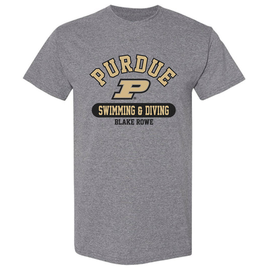 Purdue - NCAA Men's Swimming & Diving : Blake Rowe - Classic Fashion Shersey T-Shirt-0