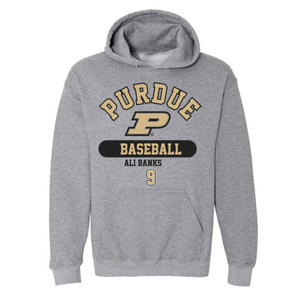Purdue - NCAA Baseball : Ali Banks - Classic Fashion Shersey Hooded Sweatshirt-0