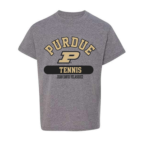 Purdue - NCAA Men's Tennis : Juan David Velasquez - Classic Fashion Shersey Youth T-Shirt-0