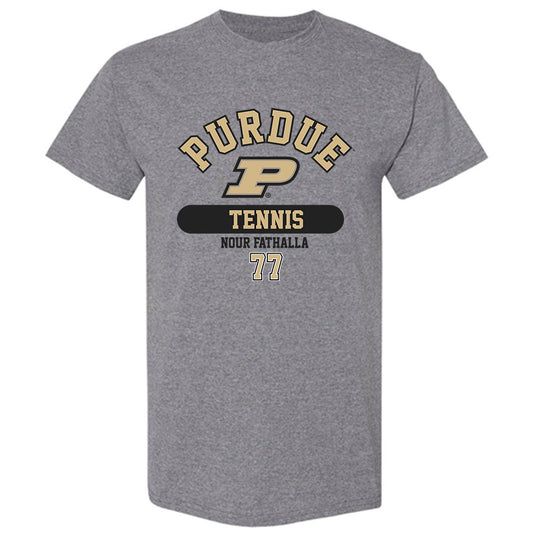 Purdue - NCAA Men's Tennis : Nour Fathalla - Classic Fashion Shersey T-Shirt-0