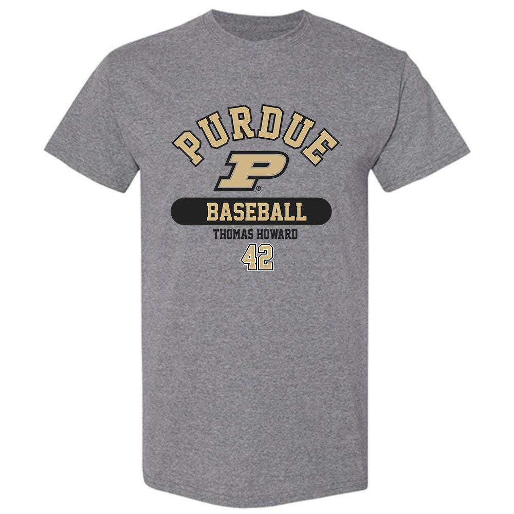 Purdue - NCAA Baseball : Thomas Howard - Classic Fashion Shersey T-Shirt-0