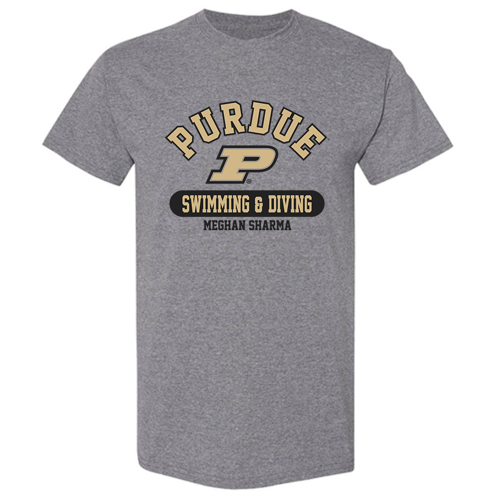 Purdue - NCAA Women's Swimming & Diving : Meghan Sharma - Classic Fashion Shersey T-Shirt-0