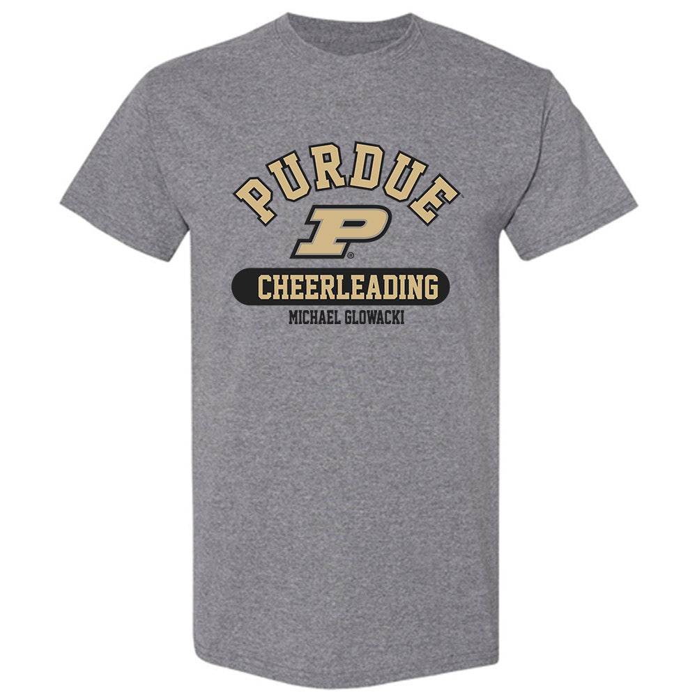 Purdue - NCAA Cheerleading : Michael Glowacki - Classic Fashion Shersey T-Shirt-0