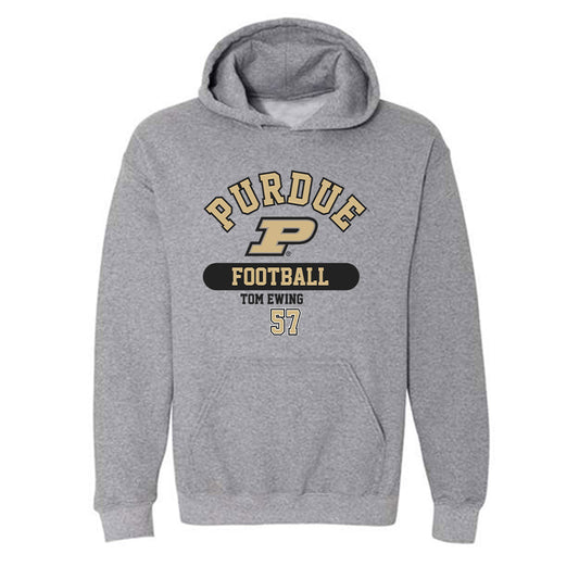 Purdue - NCAA Football : Tom Ewing - Classic Fashion Shersey Hooded Sweatshirt