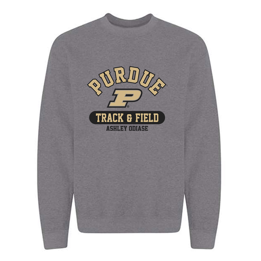 Purdue - NCAA Women's Track & Field : Ashley Odiase - Classic Fashion Shersey Crewneck Sweatshirt-0