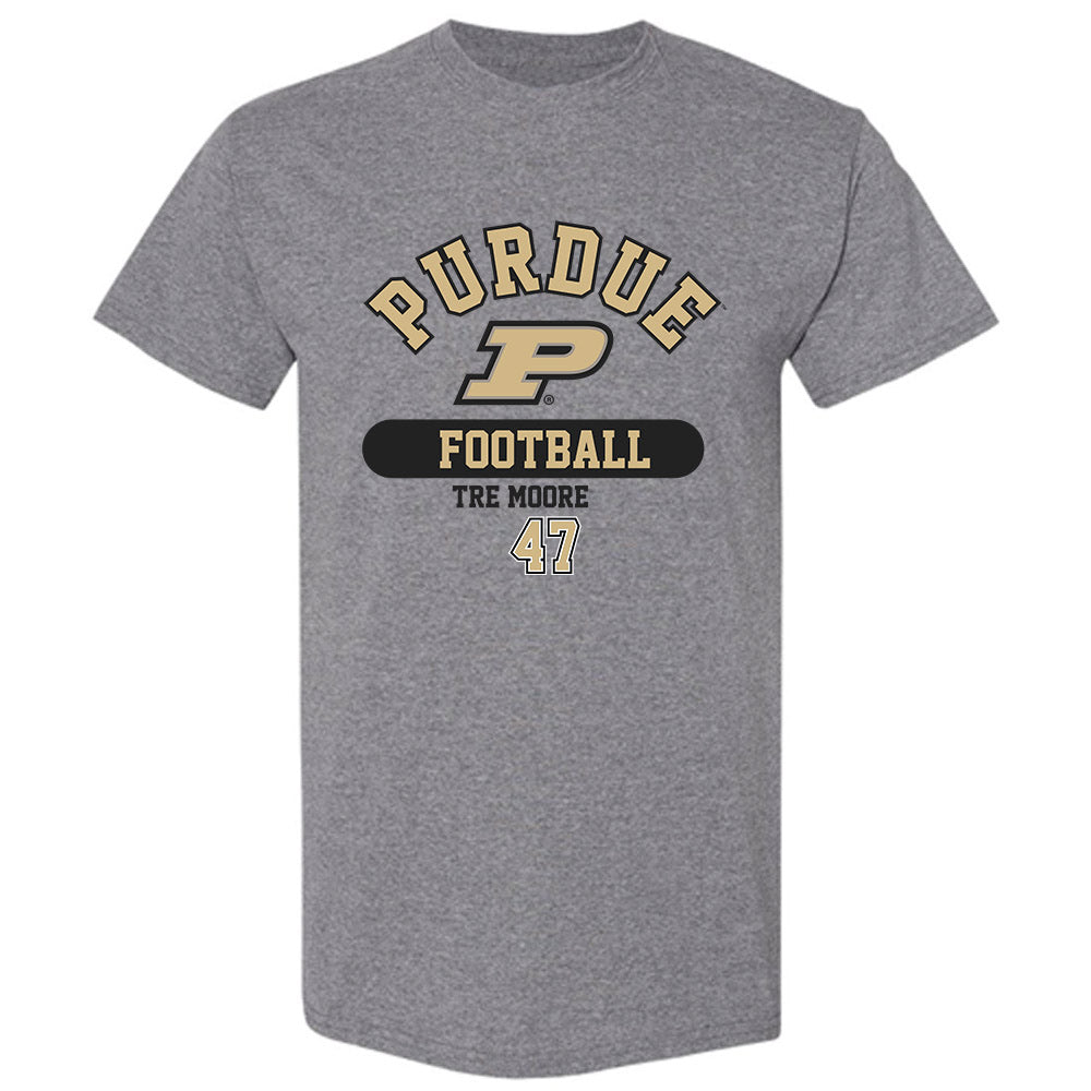 Purdue - NCAA Football : Tre Moore - Classic Fashion Shersey T-Shirt-0