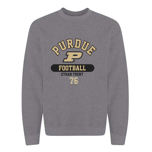 Purdue - NCAA Football : Ethan Trent - Classic Fashion Shersey Crewneck Sweatshirt