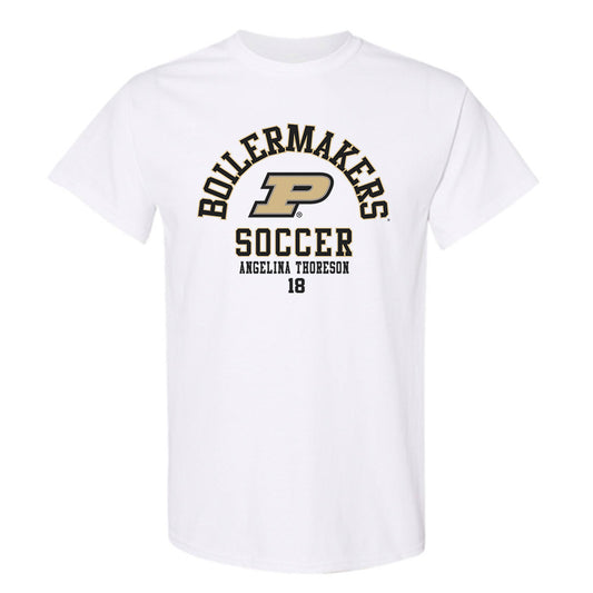 Purdue - NCAA Women's Soccer : Angelina Thoreson - Classic Fashion Shersey T-Shirt-0