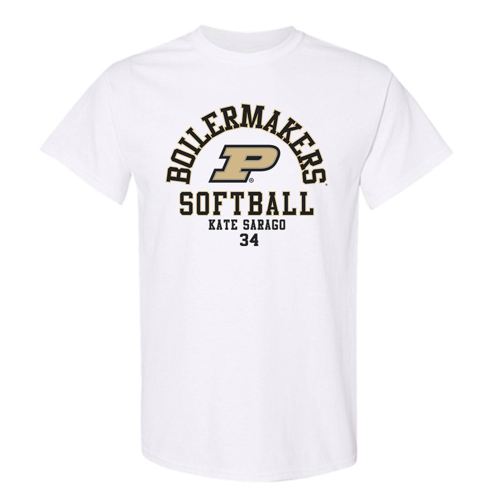 Purdue - NCAA Softball : Kate Sarago - Classic Fashion Shersey T-Shirt-0