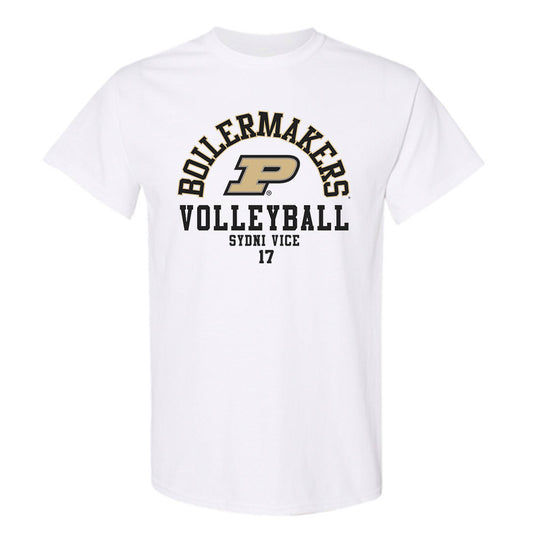 Purdue - NCAA Women's Volleyball : Sydni Vice - Classic Fashion Shersey T-Shirt-0