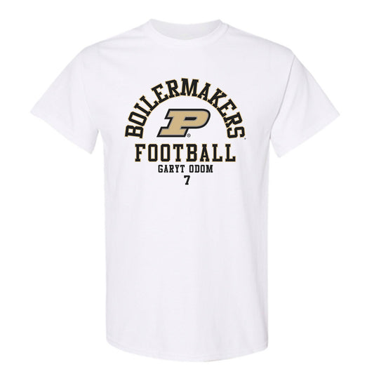 Purdue - NCAA Football : Garyt Odom - Classic Fashion Shersey T-Shirt-0