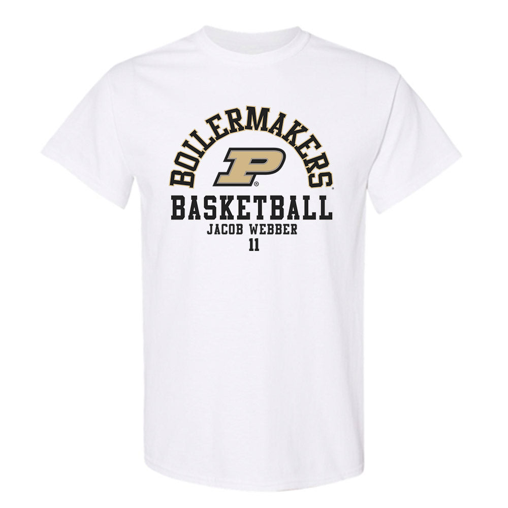 Purdue - NCAA Men's Basketball : Jacob Webber - Classic Fashion Shersey T-Shirt-0