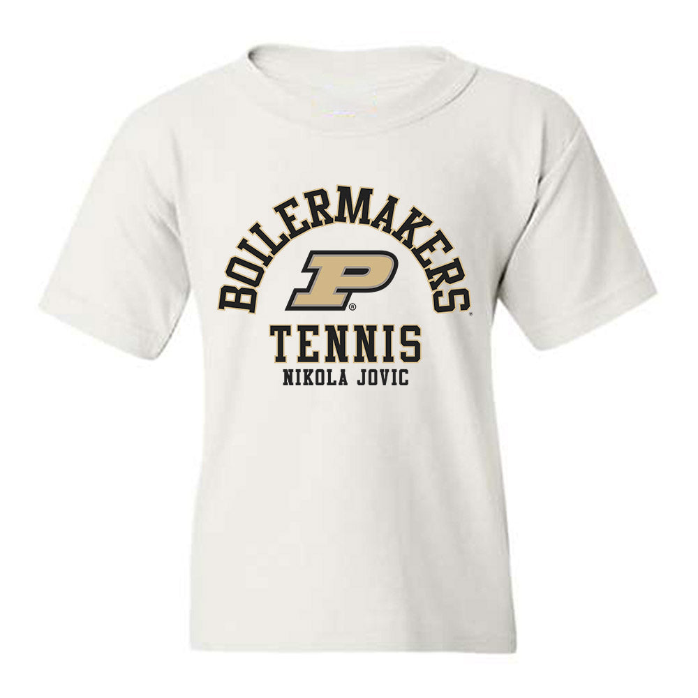 Purdue - NCAA Men's Tennis : Nikola Jovic - Classic Fashion Shersey Youth T-Shirt-0