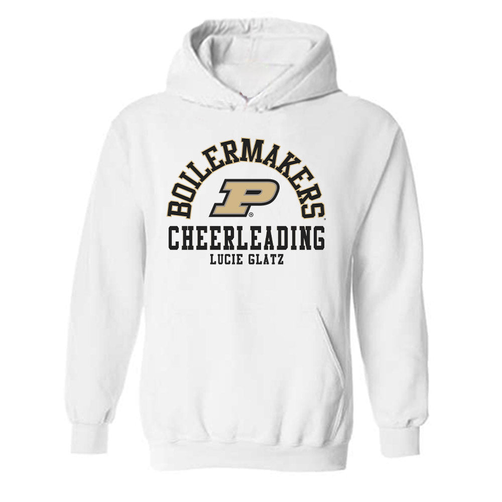 Purdue - NCAA Cheerleading : Lucie Glatz - Classic Fashion Shersey Hooded Sweatshirt-0