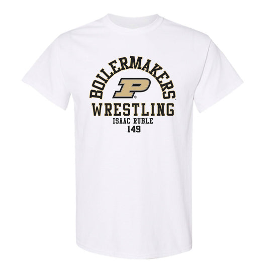 Purdue - NCAA Wrestling : Isaac Ruble - Classic Fashion Shersey T-Shirt-0
