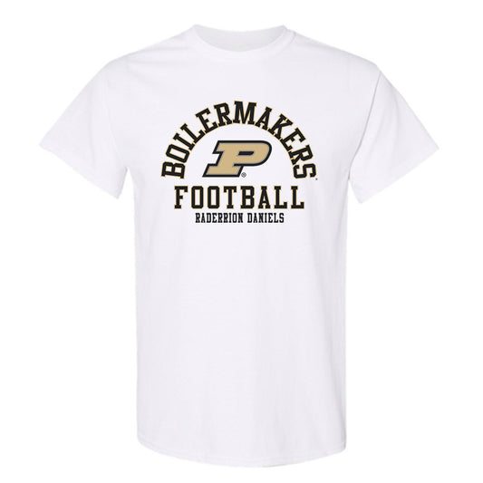 Purdue - NCAA Football : Raderrion Daniels - Classic Fashion Shersey T-Shirt-0