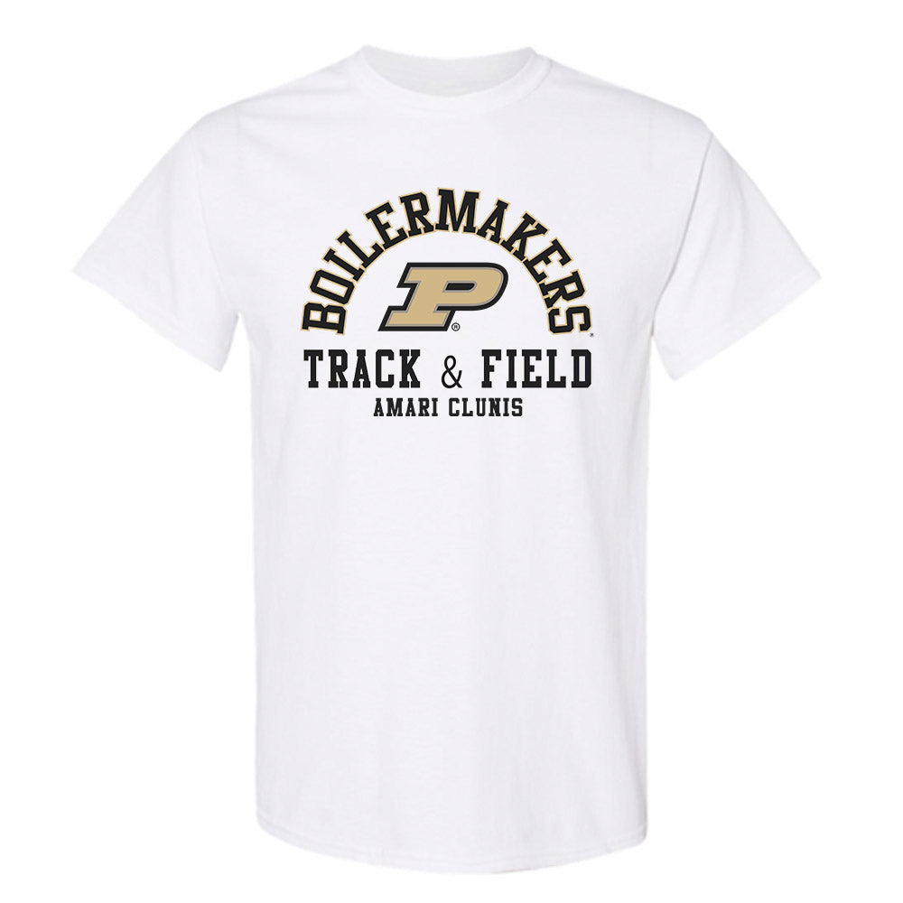 Purdue - NCAA Men's Track & Field : Amari Clunis - Classic Fashion Shersey T-Shirt-0