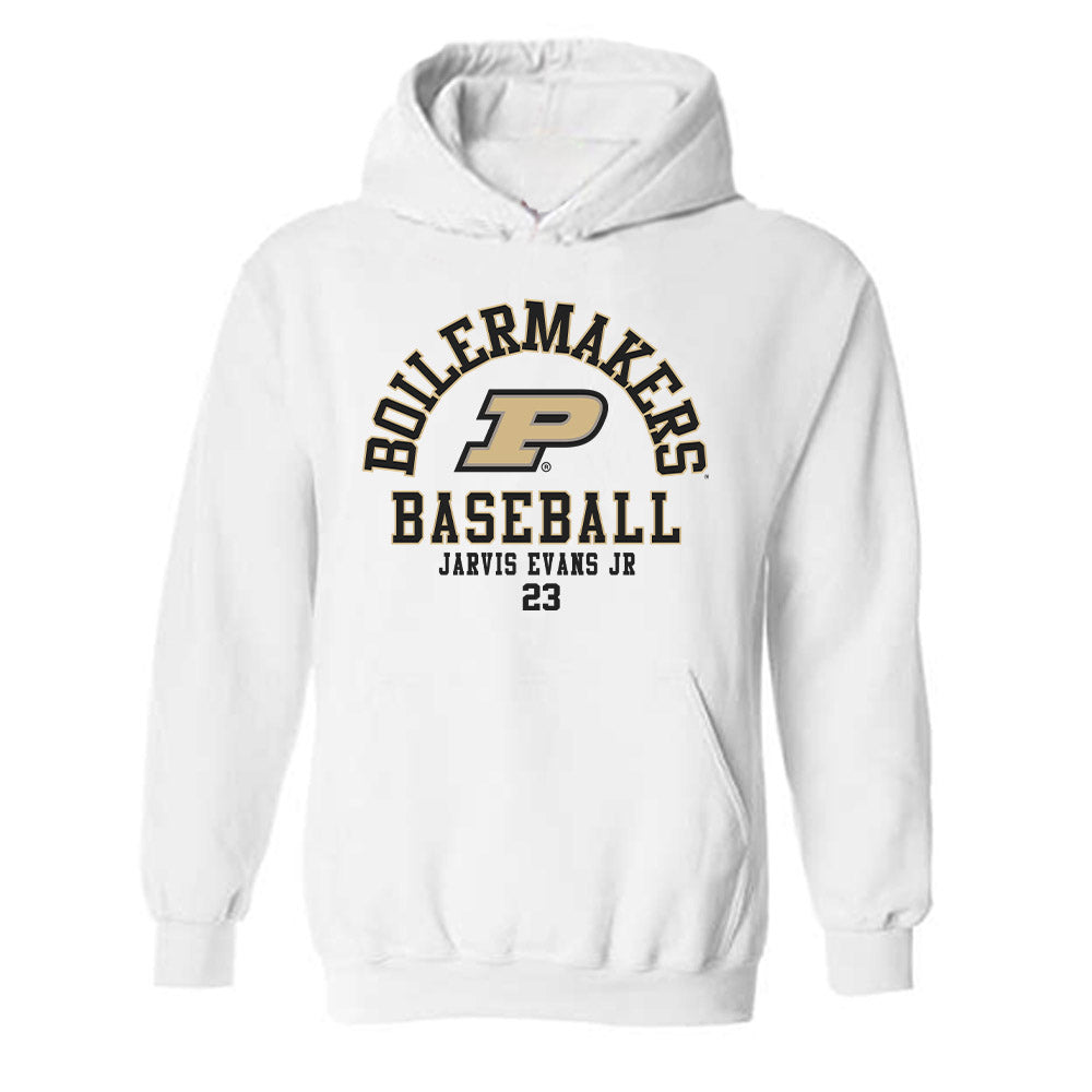 Purdue - NCAA Baseball : Jarvis Evans Jr - Classic Fashion Shersey Hooded Sweatshirt-0