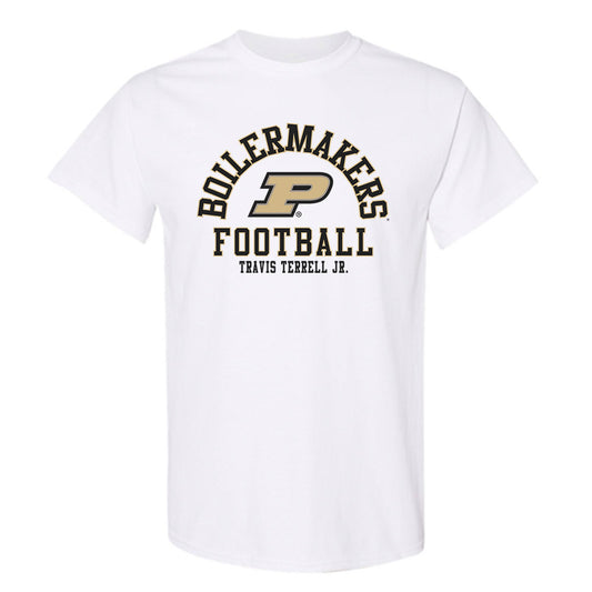 Purdue - NCAA Football : Travis Terrell Jr. - Classic Fashion Shersey T-Shirt-0