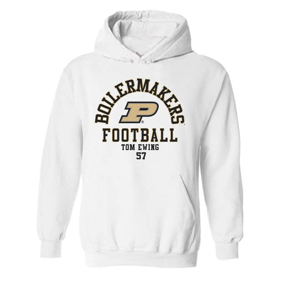 Purdue - NCAA Football : Tom Ewing - Classic Fashion Shersey Hooded Sweatshirt