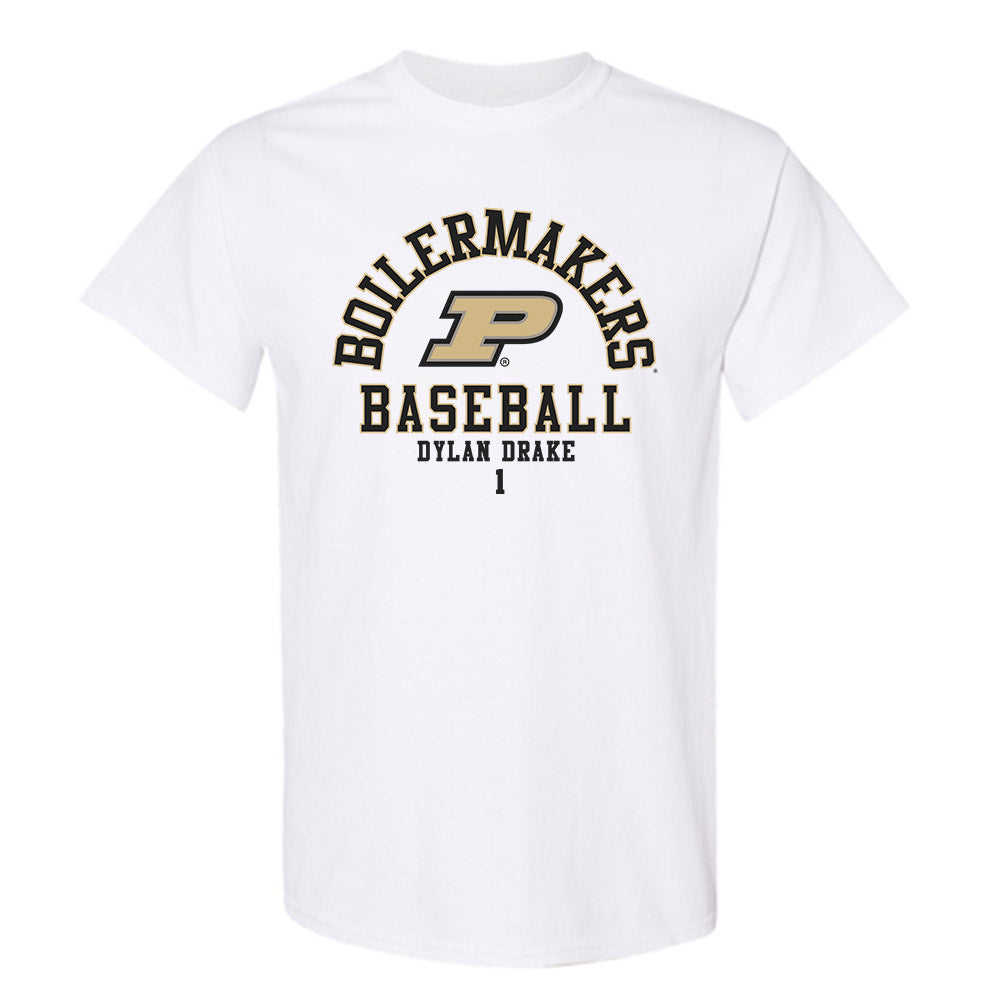 Purdue - NCAA Baseball : Dylan Drake - Classic Fashion Shersey T-Shirt-0