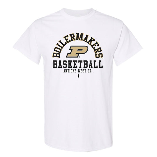 Purdue - NCAA Men's Basketball : Antione West Jr. - Classic Fashion Shersey T-Shirt-0