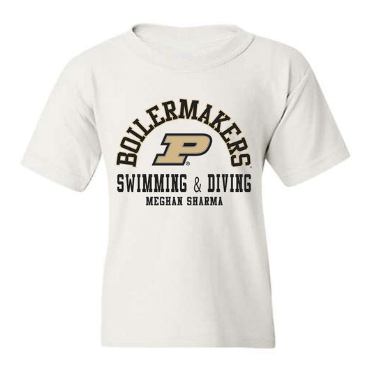 Purdue - NCAA Women's Swimming & Diving : Meghan Sharma - Classic Fashion Shersey Youth T-Shirt-0
