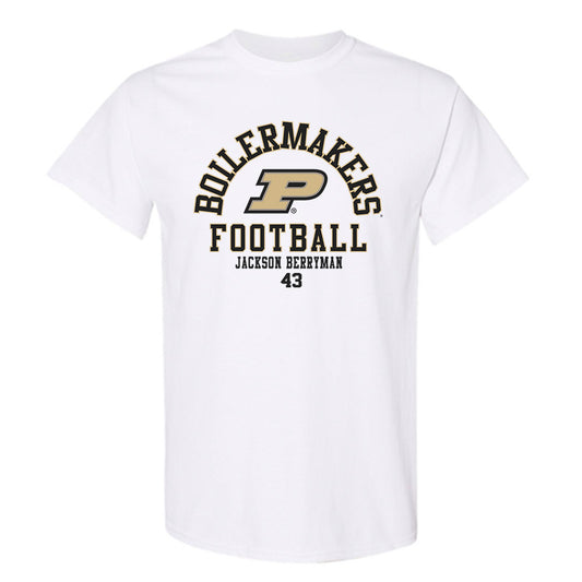 Purdue - NCAA Football : Jackson Berryman - Classic Fashion Shersey T-Shirt-0