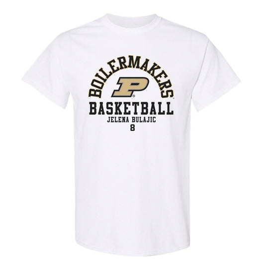 Purdue - NCAA Women's Basketball : Jelena Bulajic - Classic Fashion Shersey T-Shirt-0