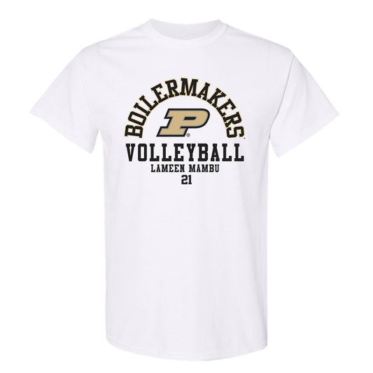 Purdue - NCAA Women's Volleyball : Lameen Mambu - Classic Fashion Shersey T-Shirt-0