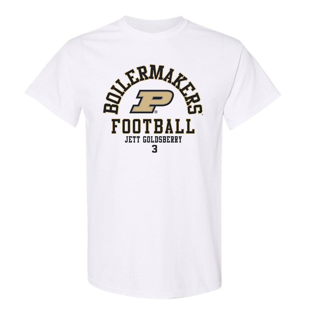 Purdue - NCAA Football : Jett Goldsberry - Classic Fashion Shersey T-Shirt-0