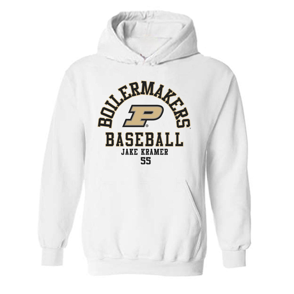 Purdue - NCAA Baseball : Jake Kramer - Classic Fashion Shersey Hooded Sweatshirt-0