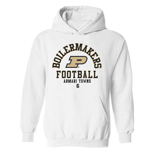 Purdue - NCAA Football : Armari Towns - Classic Fashion Shersey Hooded Sweatshirt-0