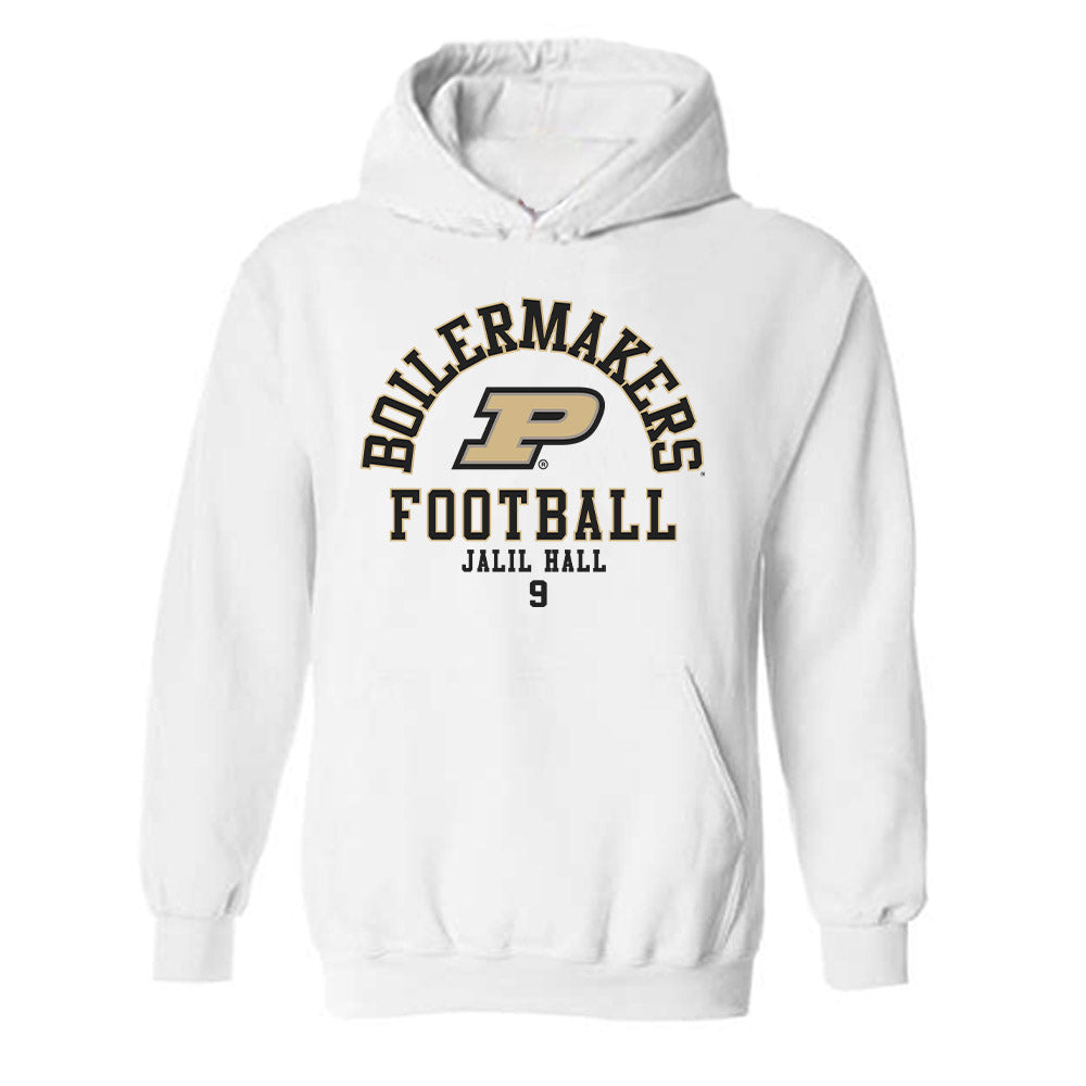 Purdue - NCAA Football : jalil hall - Classic Fashion Shersey Hooded Sweatshirt-0